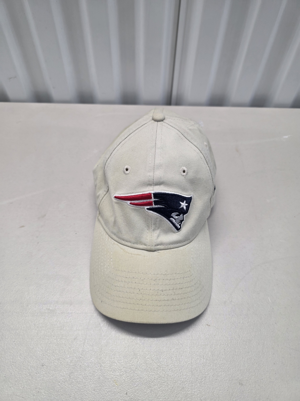 New England Patriots Embroided Biege Strapback New Era 9twenty Hat Cap NFL